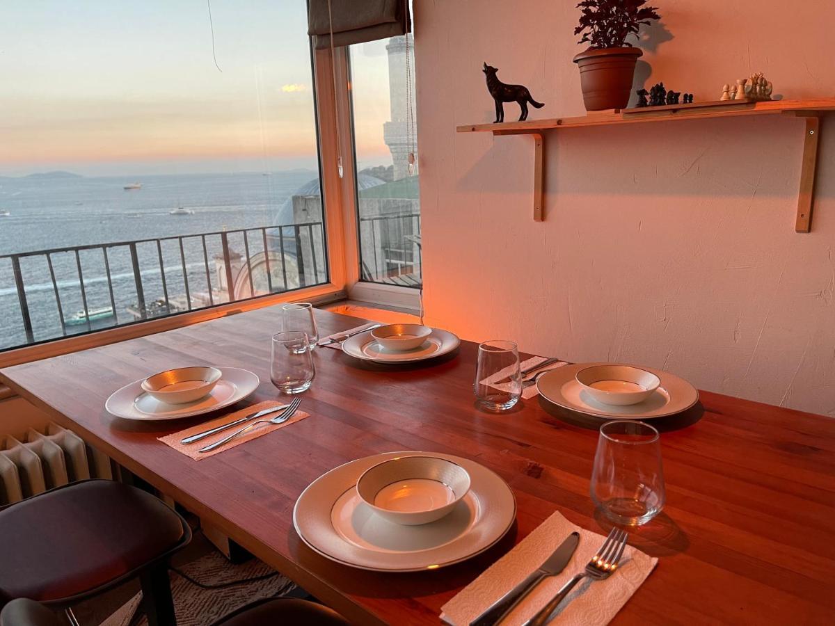 Art Loft , 270* Full Sea View In Cihangir Apartment อิสตันบูล ภายนอก รูปภาพ